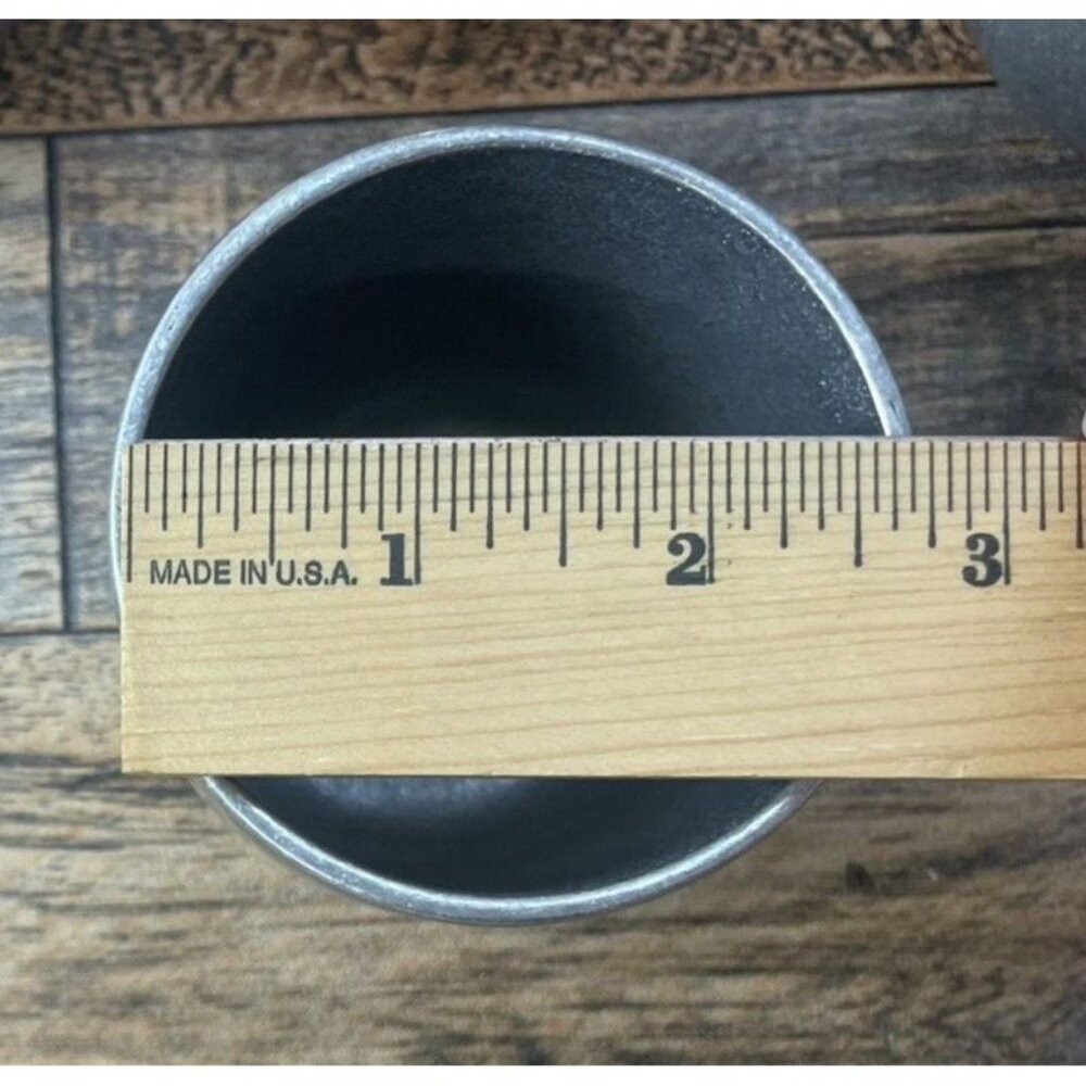 Vintage Carson Freeport PA Pennsylvania Pewter Creamer & 4 Pewter Cups Lot - Picture 11 of 14